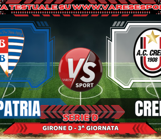Pro Patria – Crema 0-0 al 5′