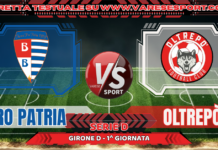 Pro Patria – Oltrepò, la diretta