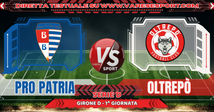 Pro Patria - Oltrepò diretta testuale