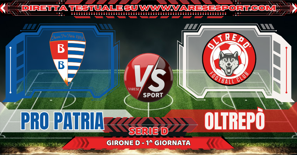 Pro Patria – Oltrepò diretta testuale
