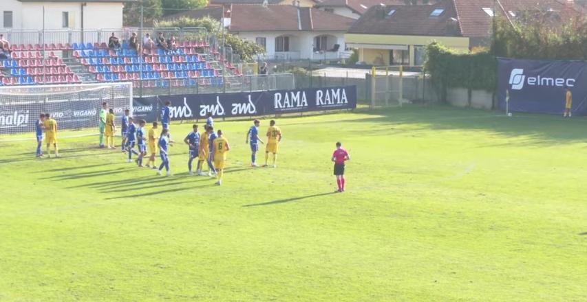Varesina promossa a pieni voti: Banfi-bis e Maspero dagli undici metri piegano 3-2 il Cittadella Modena di Defrel