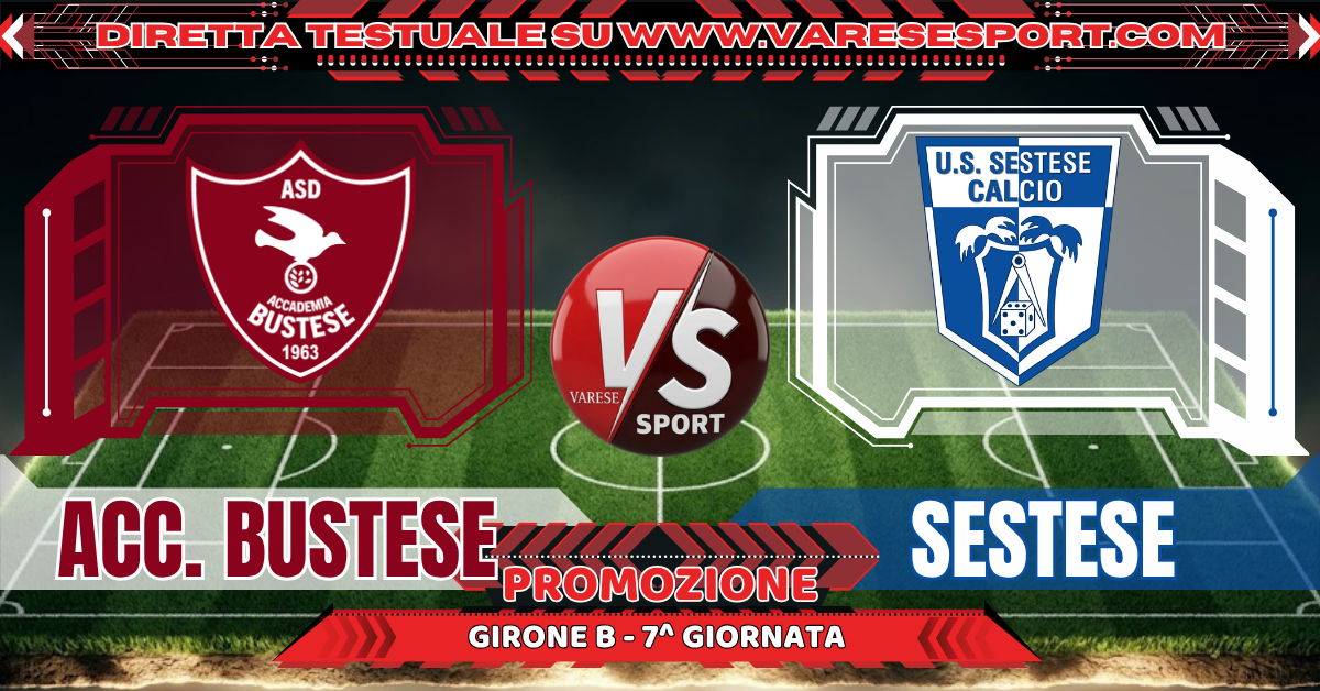 Accademia Bustese – Sestese diretta testuale