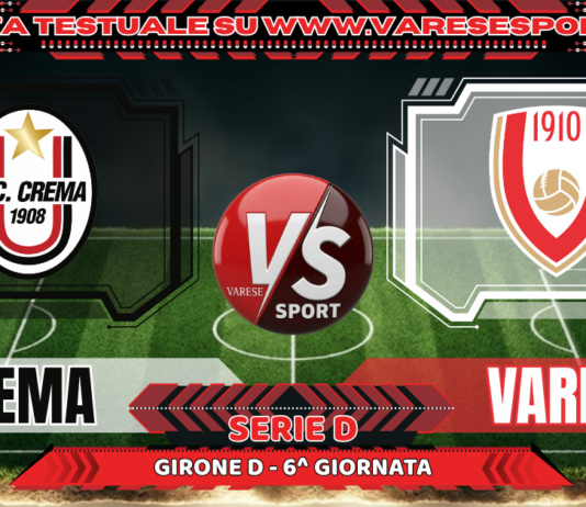 Crema – Varese: 1-1 al 35′. Sovugui sulla frittata dei padroni di casa, Peli rimedia