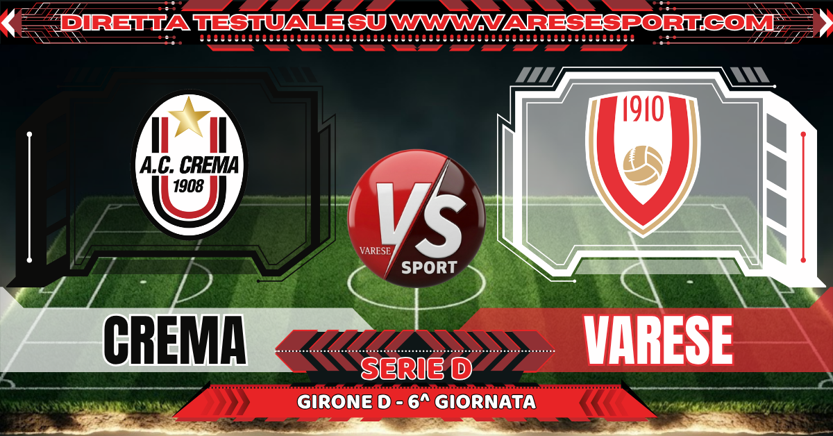 Crema-Varese diretta testuale