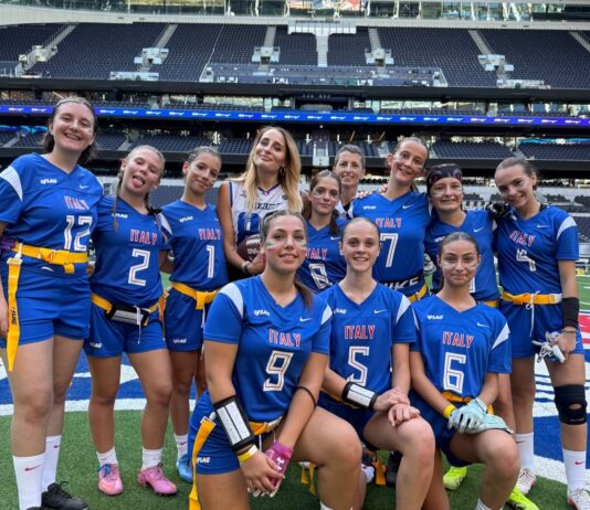 Flag Football: avventura da sogno a Londra per le ragazze dei Frogs Legnano e otto azzurri nel radar della NFL