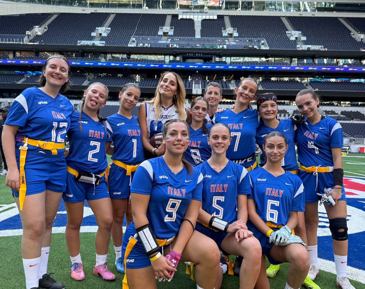 Flag Football: avventura da sogno a Londra per le ragazze dei Frogs Legnano e otto azzurri nel radar della NFL
