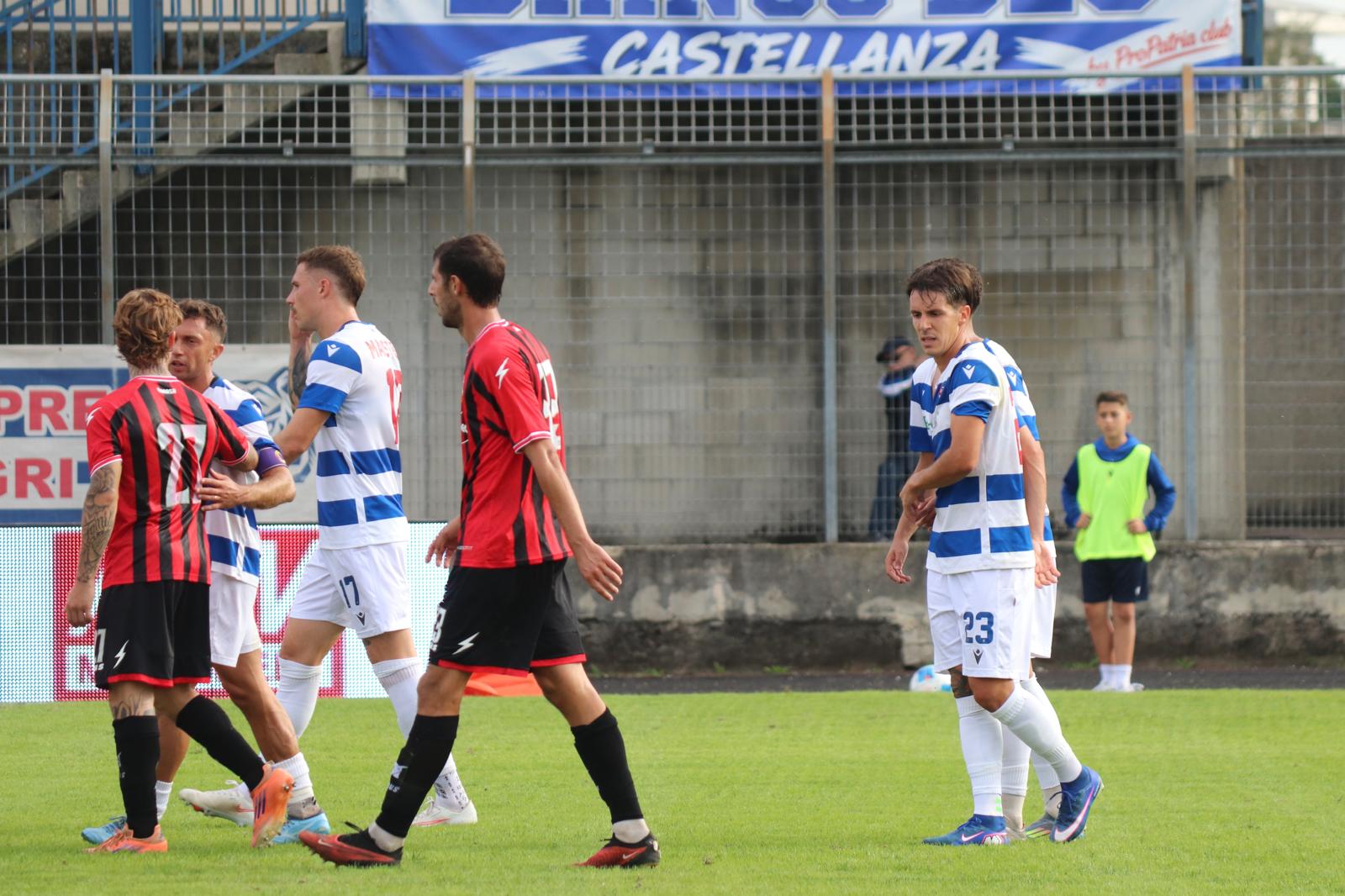 Pro Patria di misura. Ma che fatica. Serve Arpino per stendere il Sant’Angelo (1-0)