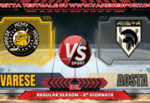 Varese – Aosta in diretta