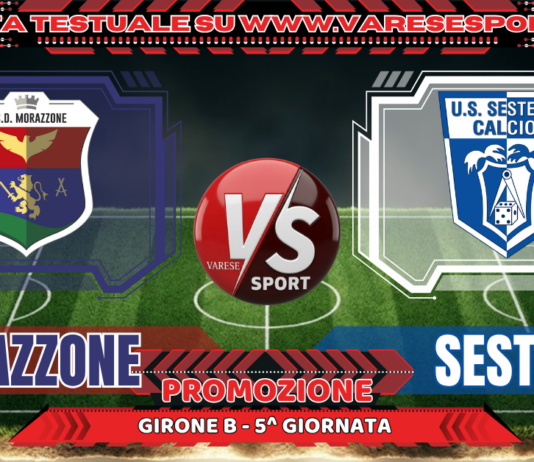 Morazzone-Sestese, la diretta