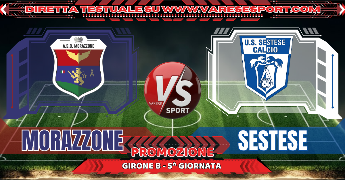 Morazzone – Sestese diretta testuale