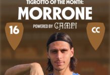 Biagio accademico: Morrone MVP del settembre biancoblu