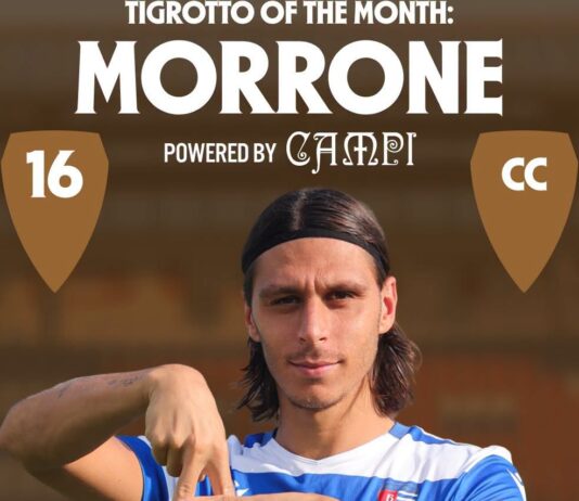 Biagio accademico: Morrone MVP del settembre biancoblu