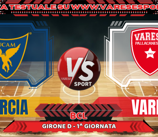 Murcia-Varese, la diretta