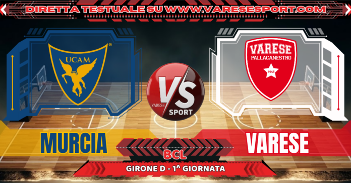 Murcia-PallacanestroVarese diretta testuale