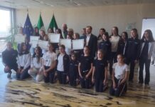 Nuova GinFit Azzate, premiate a Palazzo Pirelli le campionesse della ginnastica artistica