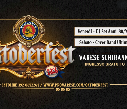 Oktoberfest Varese alla Schiranna: gran finale tra musica, piatti bavaresi e la cover band Ultimo