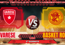 Varese-Roma, la diretta