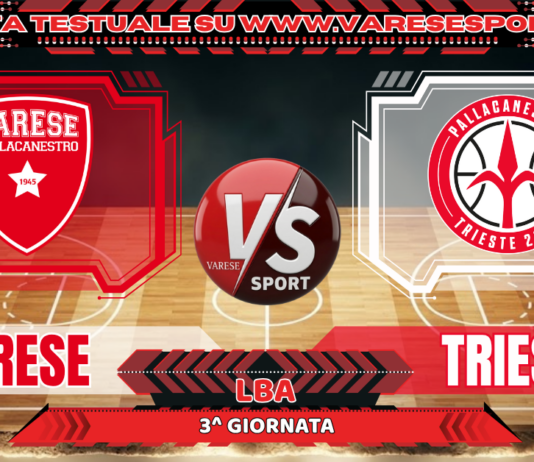 Varese-Trieste, +2 OJM al 1′