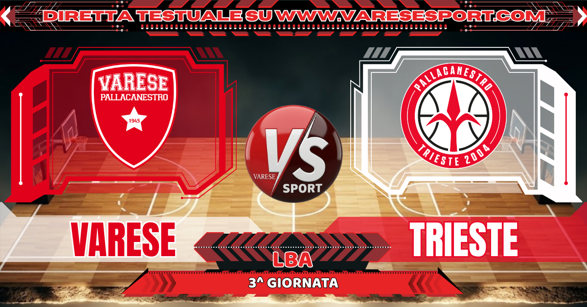 Pallacanestro Varese – Trieste diretta testuale