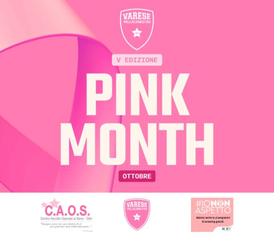 Pallacanestro Varese e ASST Sette Laghi insieme: la prevenzione scende in campo per il “Pink Month” 2026