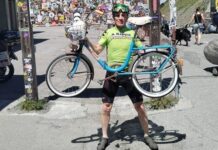 Antonio Savio, il ciclista – artista