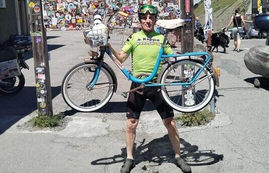 Antonio Savio, il ciclista – artista