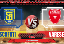 Scafati-Varese, la diretta