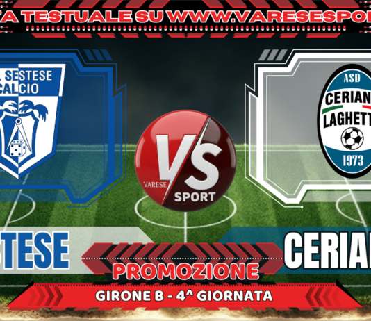 Sestese-Ceriano Laghetto, la diretta