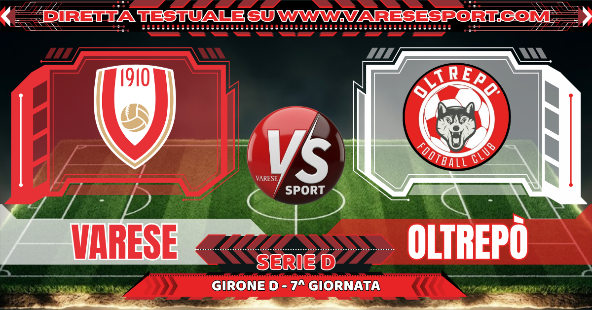 Varese-Oltrepò diretta testuale