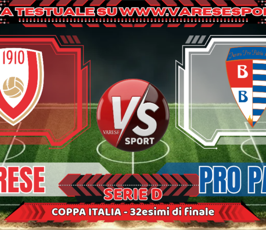 Varese – Pro Patria in diretta