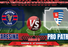 Varesina – Pro Patria, la diretta