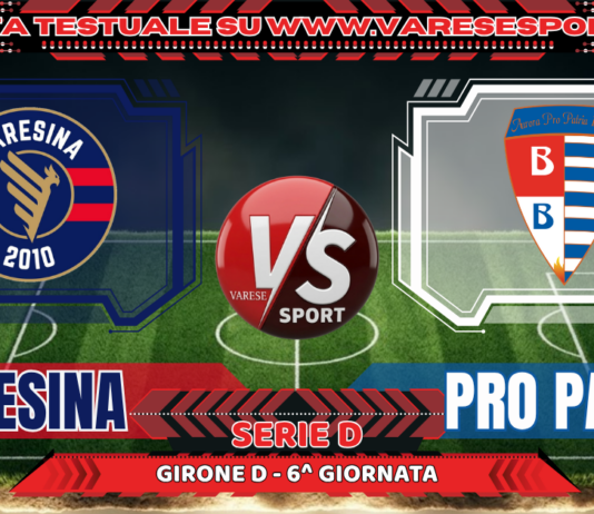 Varesina – Pro Patria, la diretta