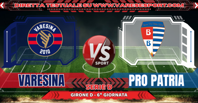 Varesina-Pro Patria diretta testuale