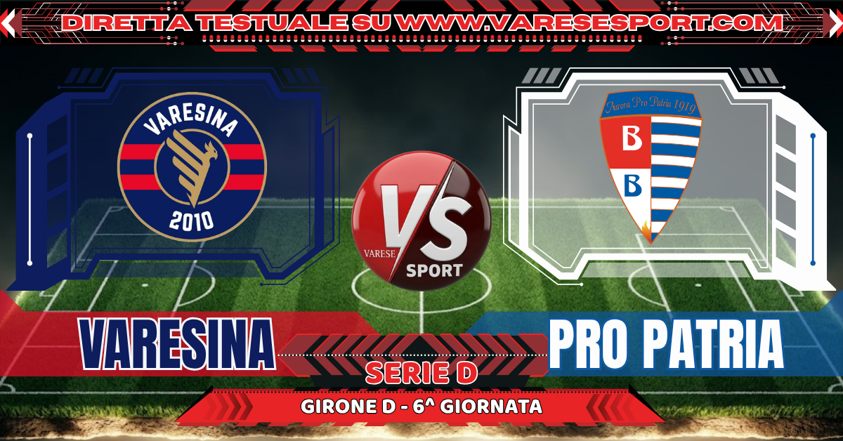 Varesina-Pro Patria diretta testuale