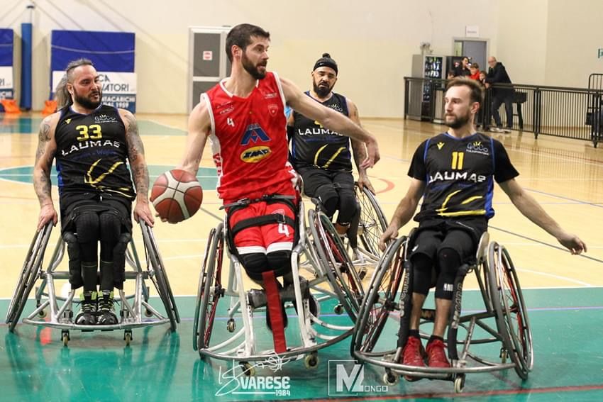 Basket in carrozzina, Varese piega anche Verona: 63-34