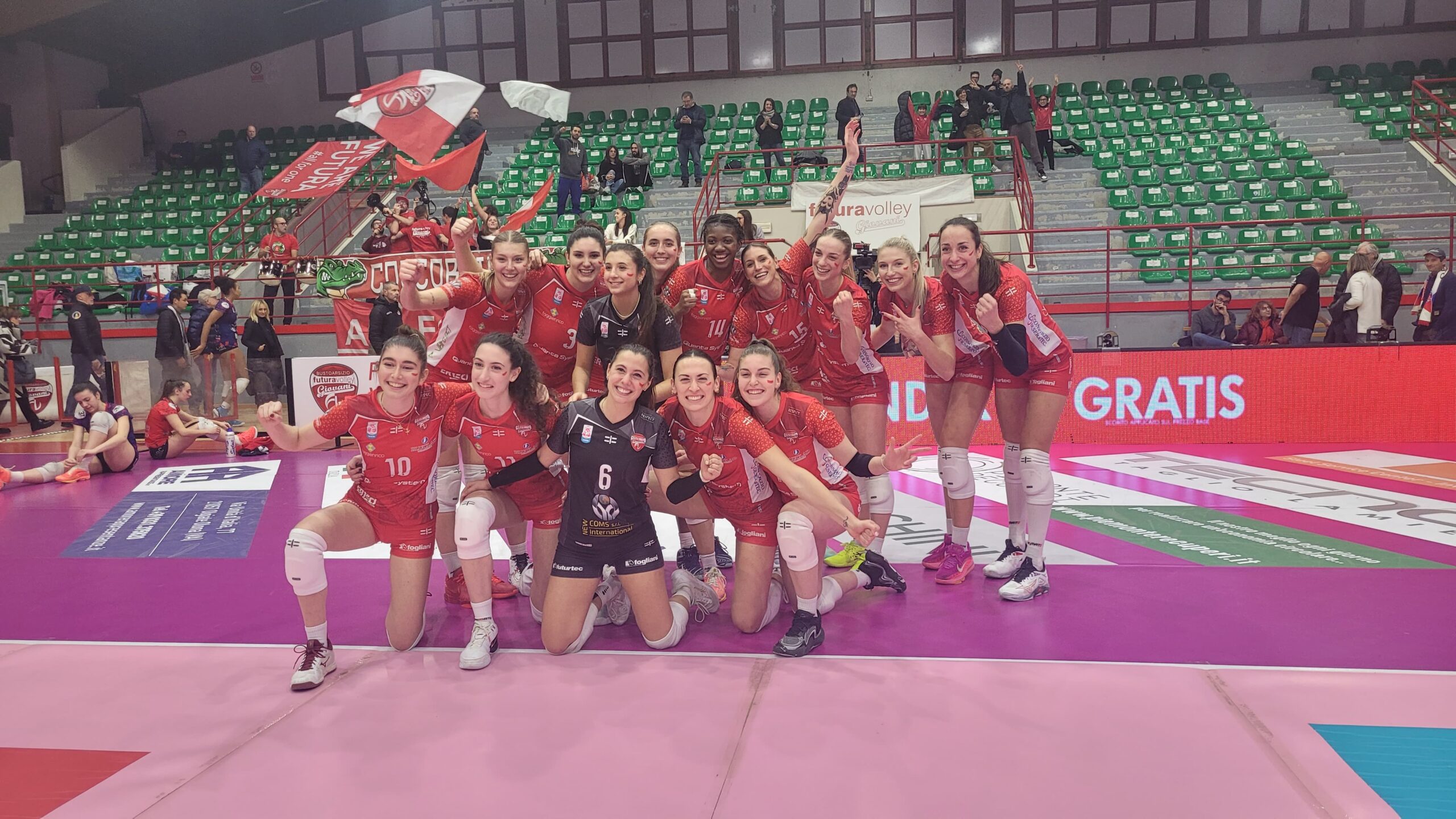 La Futura Volley cala il pokerissimo e stacca il pass per la Coppa Italia
