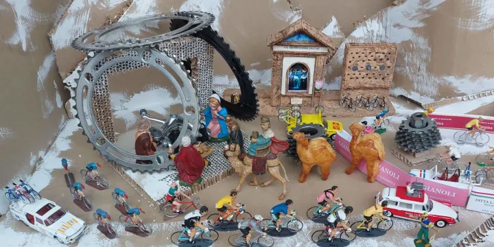 La Varese della bicicletta si prepara al Natale con il “Presepe del Ciclismo”